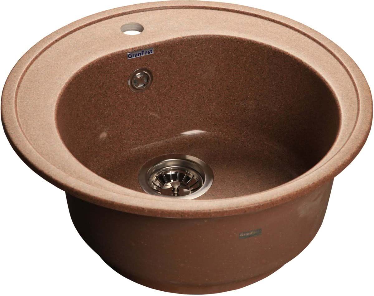Мойка для кухни Granfest Rondo GF-R510 терракот