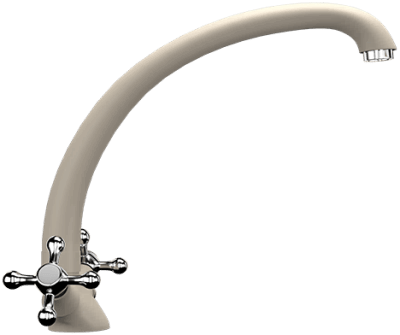 Смеситель для кухни Ulgran U-013 бежевый