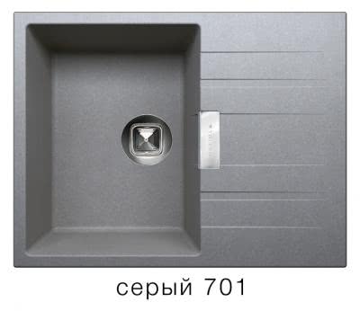 Мойка для кухни Tolero Loft TL-650 серый