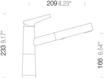 Смеситель Schock SC-510-D Cristalite оникс/хром