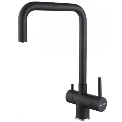 Смеситель для кухни Paulmark WETTER We213030-BLM черный металлик