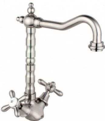 Смеситель для кухни Timo Ritz 0143F серебро