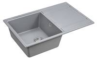 Мойка для кухни Paulmark FLUGEN PM217850-GRM серый металлик