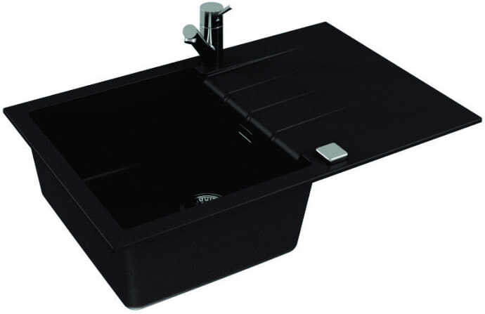 Мойка для кухни Alveus Cadit 20 Carbon G91, клапан-автомат