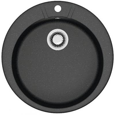 Мраморная мойка для кухни ZETT lab модель 5/Q4 черный