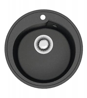 Мраморная мойка для кухни ZETT lab модель 4/Q4 черный