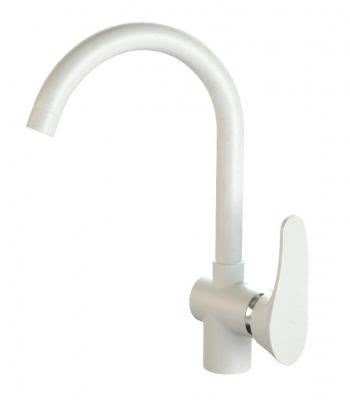 Смеситель для кухни ZETT lab КМ005/Q001 белый лед