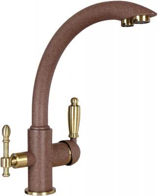 Смеситель для кухни Milacio Gracia коричневый