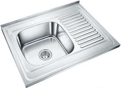 Накладная мойка для кухни Емар ЕМ-6080L глянцевая, чаша слева