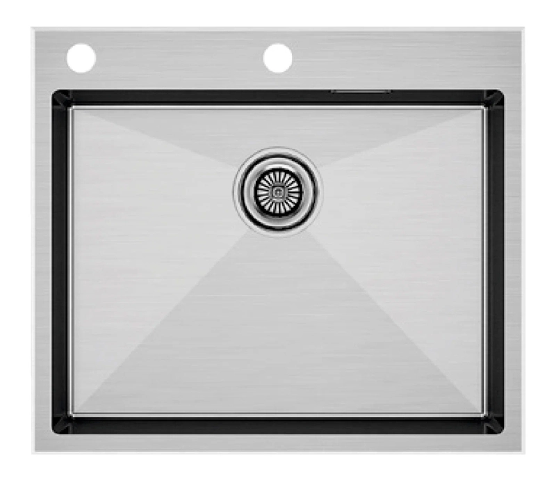 Мойка для кухни Paulmark BRIM-EDGE PM775951-BS брашированная нерж. сталь