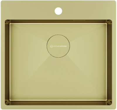 Кухонная мойка Kuchenstern WERK 60 золото 507GL50
