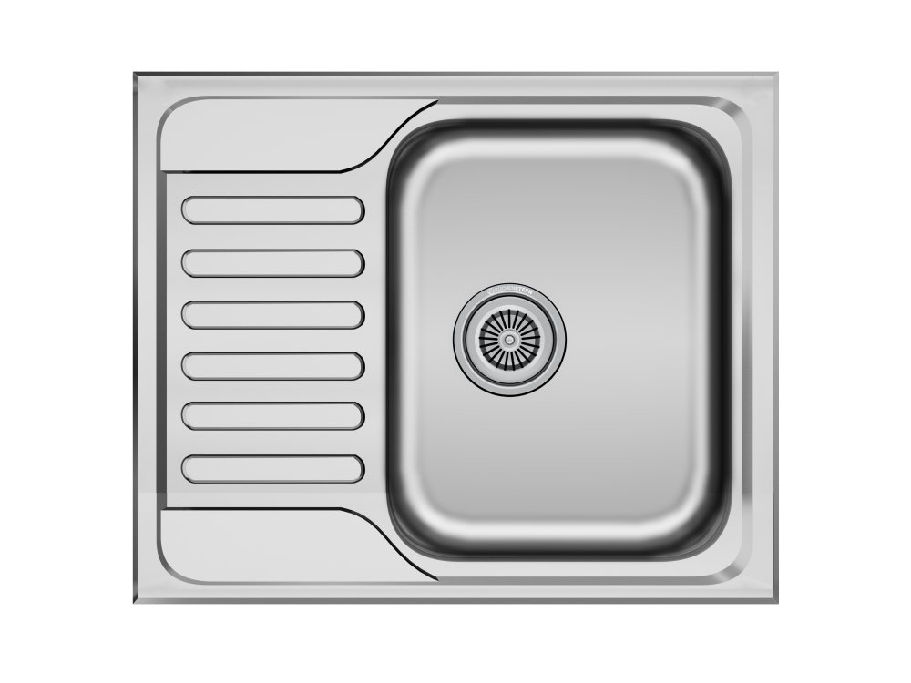 Кухонная мойка Kuchenstern BASIS 45 нержавеющая сталь 653SS60