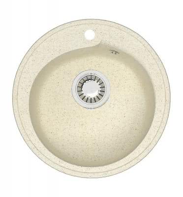 Мраморная мойка для кухни ZETT lab модель 4/Q2 бежевый