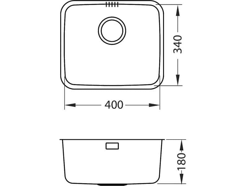 Мойка для кухни Alveus Luno 20 U Sat-90 сатин