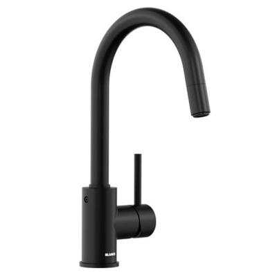 Смеситель для кухни Blanco MIDA-S однорычажный с выдвижным шлангом , черный матовый 526653
