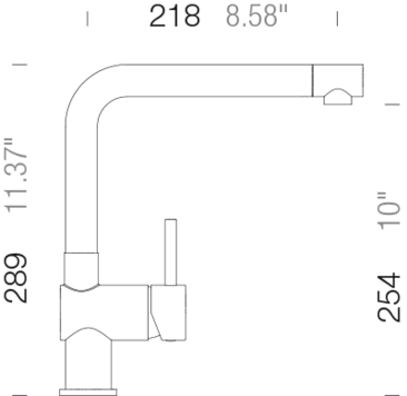 Смеситель для кухни Schock Pia альпина