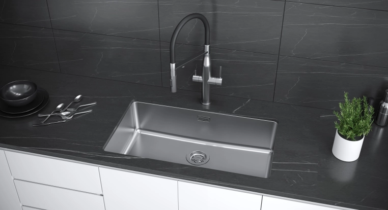 Кухонная мойка Kuchenstern MULTI 80 нержавеющая  сталь 554SS50