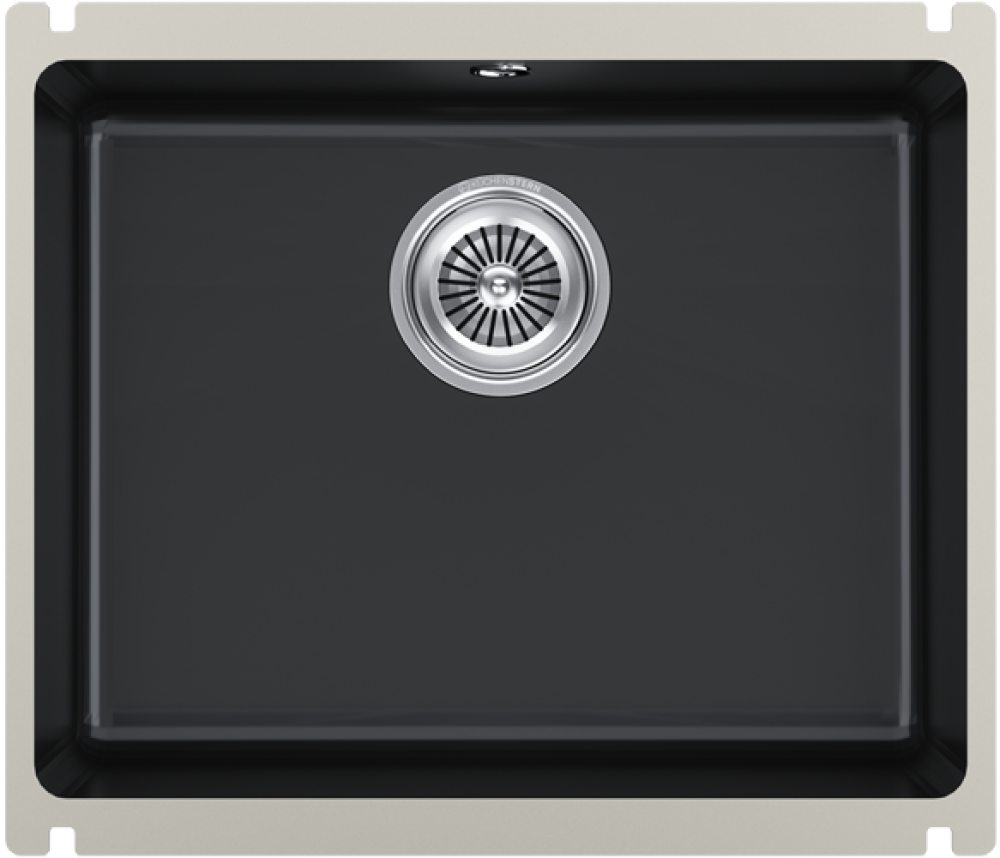 Кухонная мойка Kuchenstern SUBKERAM 60 KeraPlus керамический черный 301KB30 