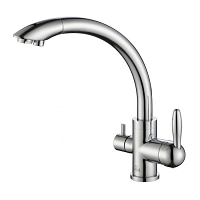 Смеситель для кухни Paulmark ESSEN Es213001-CR две воды хром