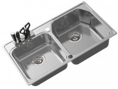 Мойка для кухни Oulin OL-H9910, аксессуары в комплекте (ножи + ножницы)