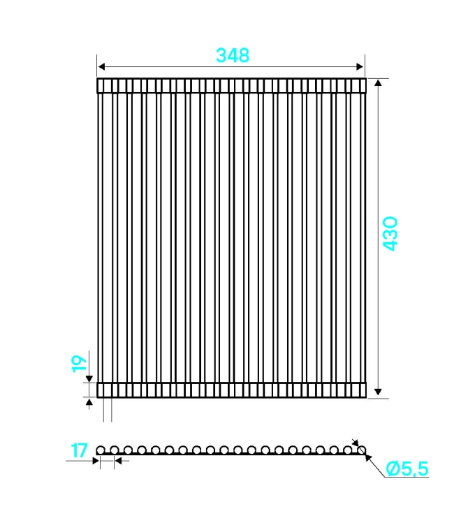 Ролл-Маты для мойки Kuchenstern  RING 430 арт.576SS50