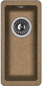 Мойка для кухни Flortek Ринг 160 коричневый