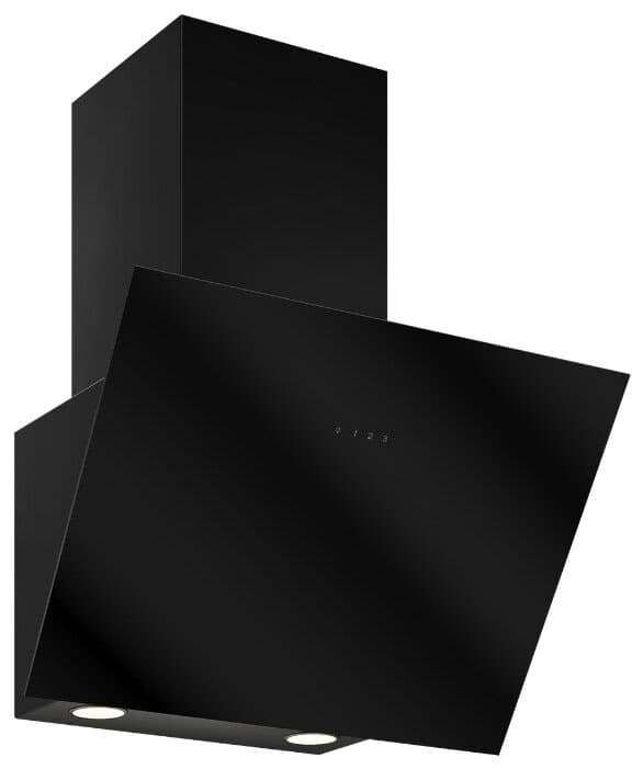 Каминная вытяжка ELIKOR Антрацит 60 чёрный / чёрное стекло (650)