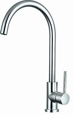 Смеситель для кухни Flortek Альфа FK нержавеющая сталь