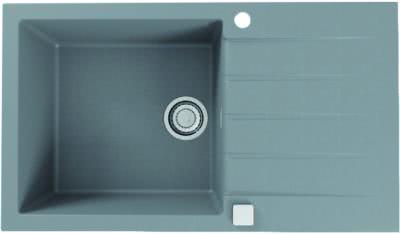 Мойка для кухни Alveus Cadit 40 Concrete G81, клапан-автомат