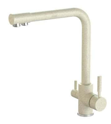 Смеситель для кухни ZETT lab КМ006/Q002 бежевый