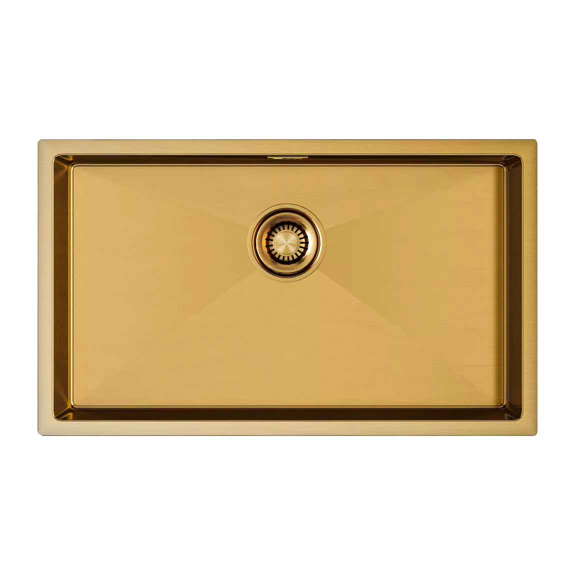 Мойка для кухни Paulmark ALLER 74 UNI PM807444-BG брашированное золото