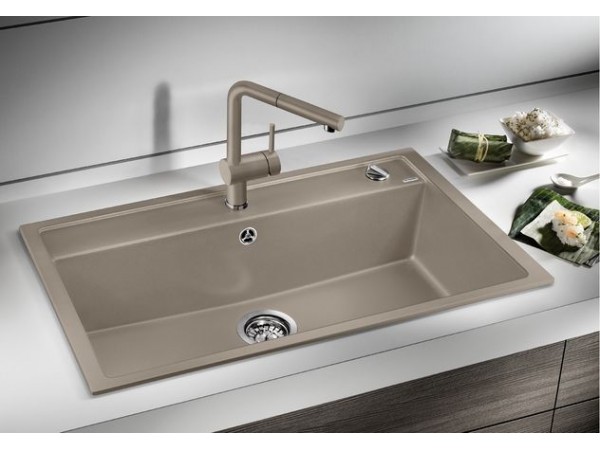 Кухонная мойка Blanco Dalago 8 Silgranit вулканический серый клапан-автомат 527248