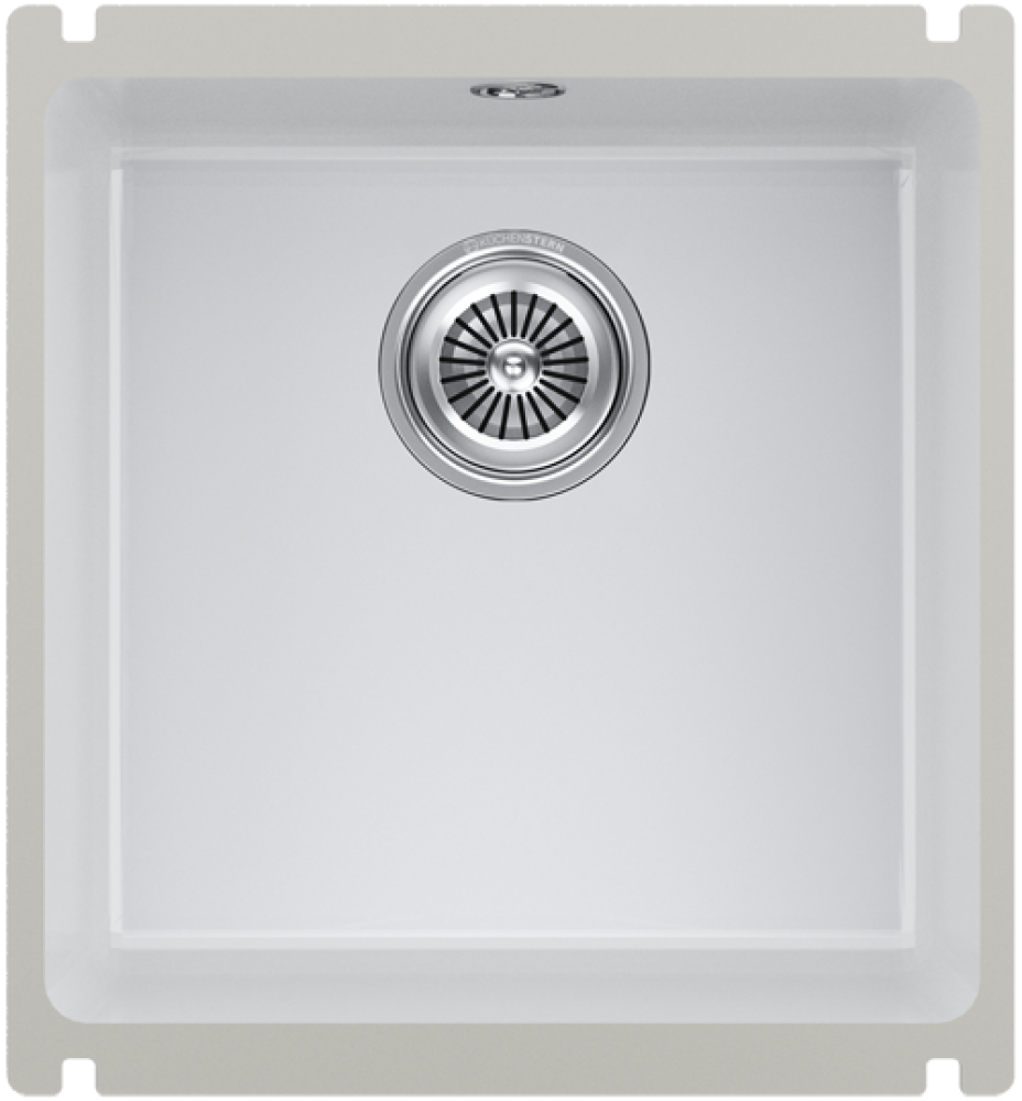Кухонная мойка Kuchenstern SUBKERAM 45 KeraPlus керамический белый 300KW30 