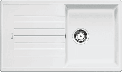 Кухонная мойка Blanco ZIA 5 S Silgranit белый стоп-вентиль 520515