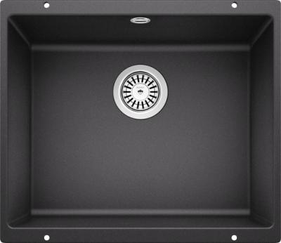 Кухонная мойка Blanco ROTAN 500-U Silgranit антрацит стоп-вентиль 523075