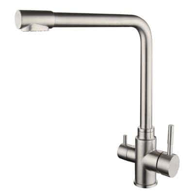 Смеситель для кухни Melana F0238 нерж.сталь