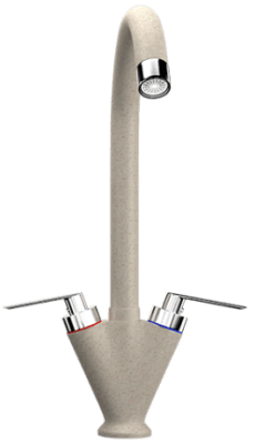 Смеситель для кухни Ulgran U-011 бежевый