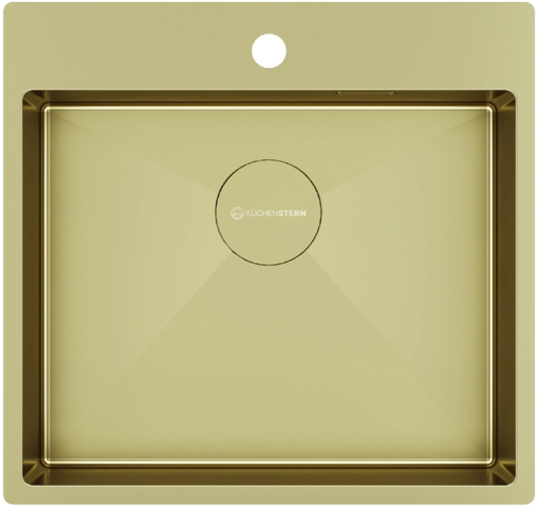 Кухонная мойка Kuchenstern WERK 60 золото 507GL50