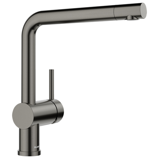 Смеситель для кухни Blanco LINUS однорычажный Dark steel 527732