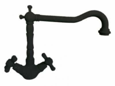 Смеситель для кухни Italmix Novecento NO 0910 чёрный металлик