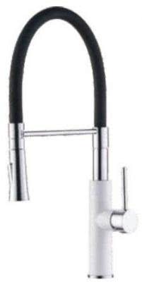 Смеситель для кухни с гибким изливом Ledeme L4097W-2 черный