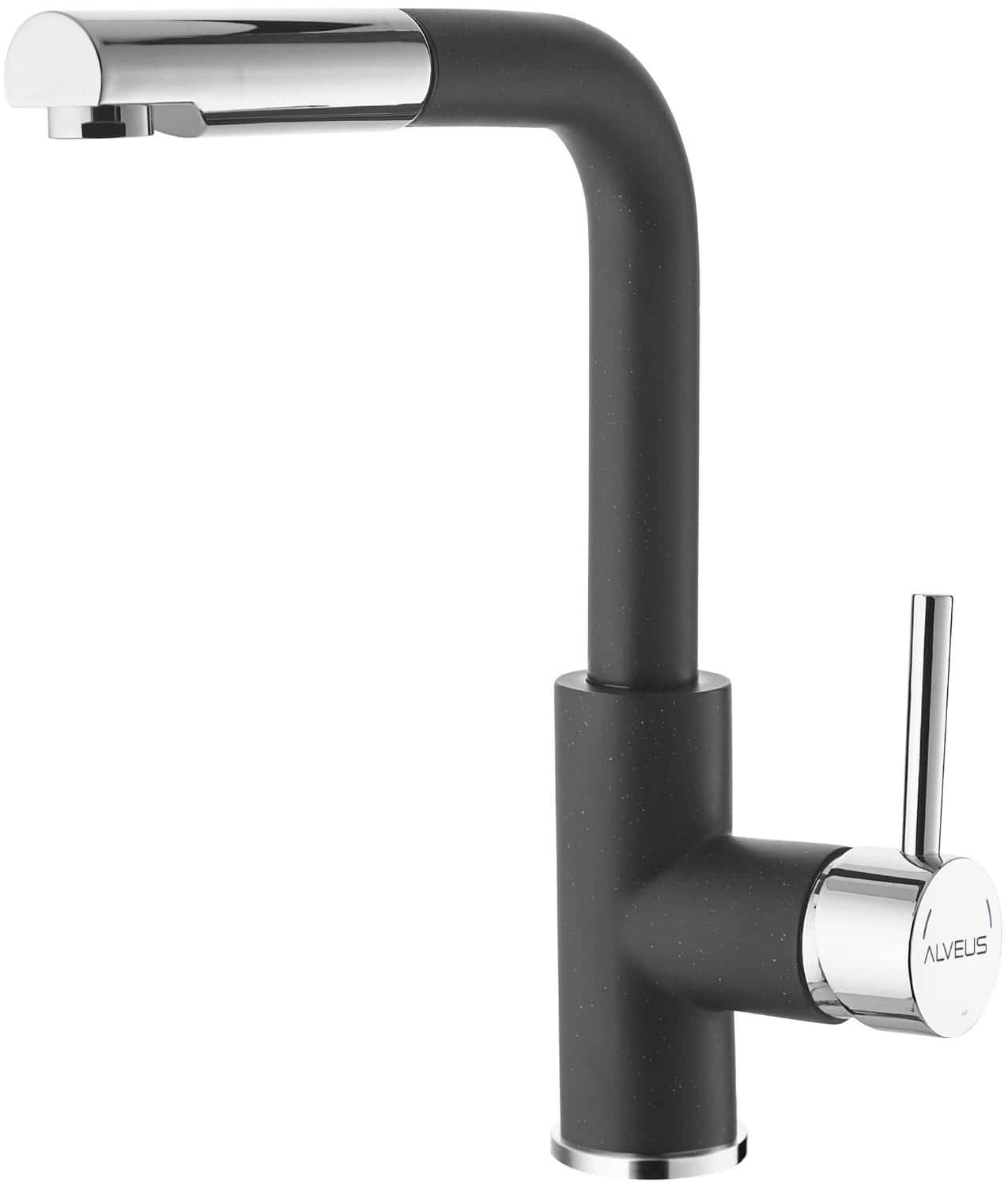 Смеситель для кухни Alveus Siros-P Granital G91 Carbon