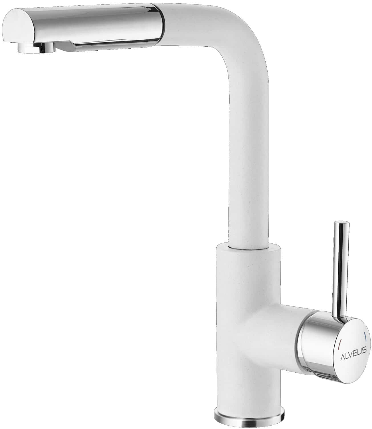 Смеситель для кухни Alveus Siros-P Granital G11 Arctic