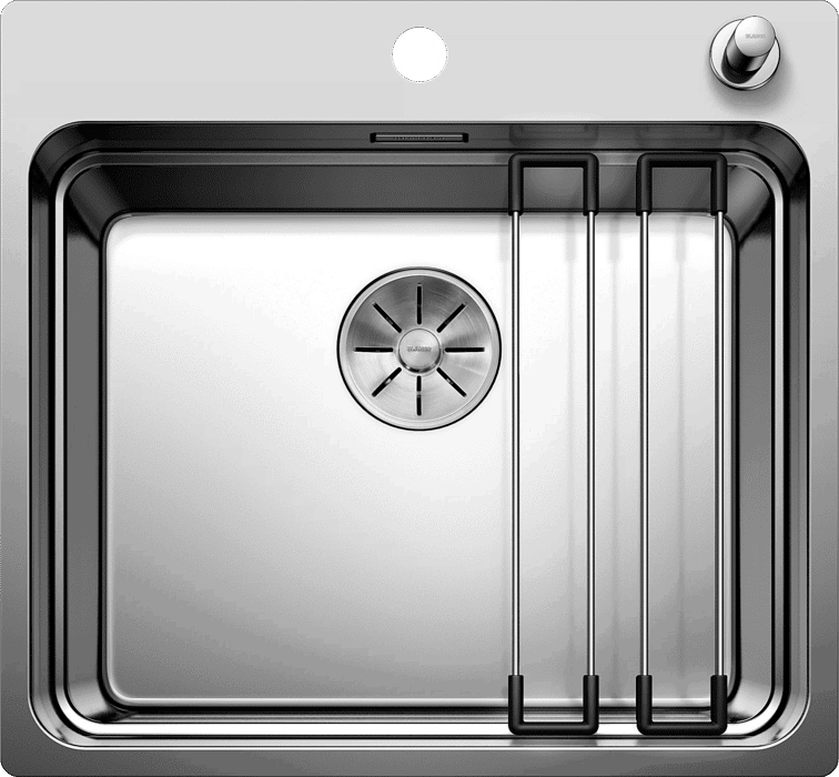 Мойка для кухни Blanco Etagon 500-IF/A нерж. сталь зеркальная полировка, кл-авт. InFino