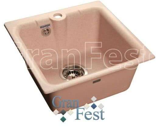 Мойка для кухни Granfest Practic GF-P420 светло-розовый