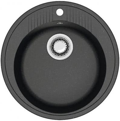 Мраморная мойка для кухни ZETT lab модель 6/Q4 черный