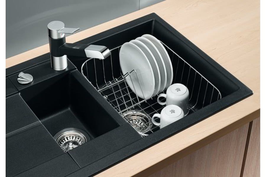 Кухонная мойка Blanco METRA 6 S Compact Silgranit антрацит клапан-автомат 513473
