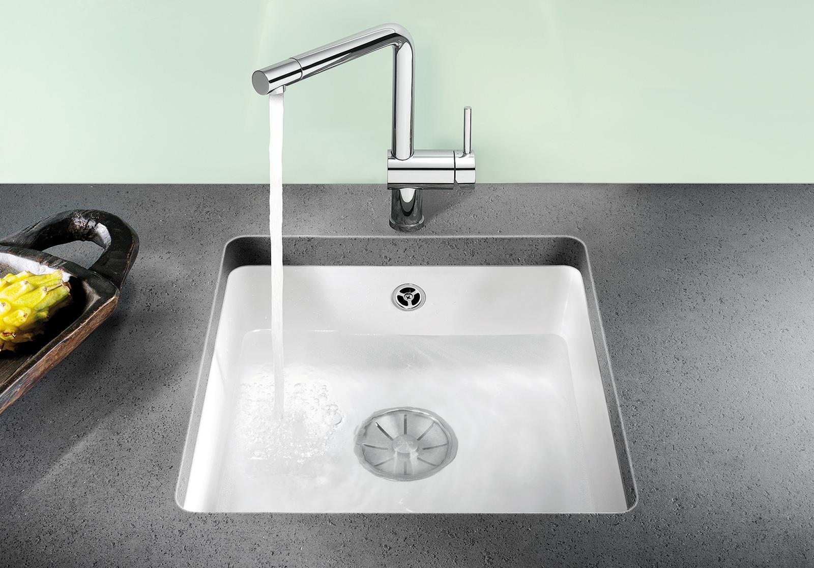 Смеситель для кухни Blanco LINUS однорычажный Dark steel 527732