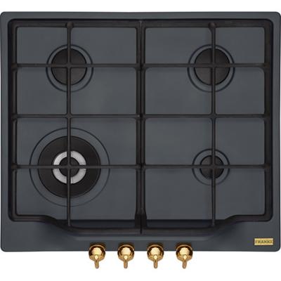 Варочная панель газовая Franke FHCL 604 3G TC GFC графит/ручки золото Варочная панель газовая Franke FHCL 604 3G TC GFC графит/ручки золото