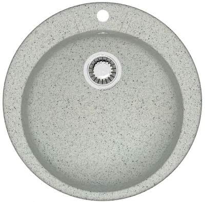 Мраморная мойка для кухни ZETT lab модель 5/Q10 светло-серый